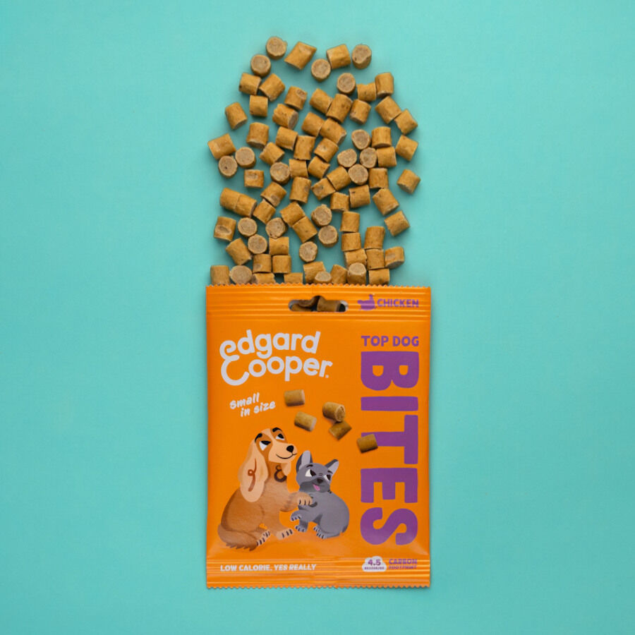 50 g Edgard & Cooper Bocaditos Mini de Pollo para perros, , large Imagen numero 2